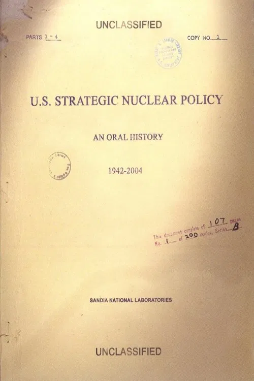 U.S. Strategic Nuclear Policy