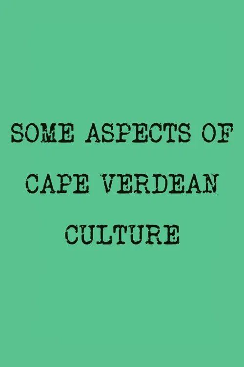 Some Aspects of Cape Verdean Culture